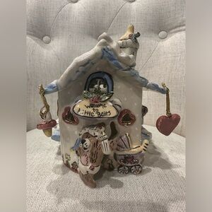 Heather Goldmine Blue Sky Clayworks Little Bears Baby Nightlight House BY20250